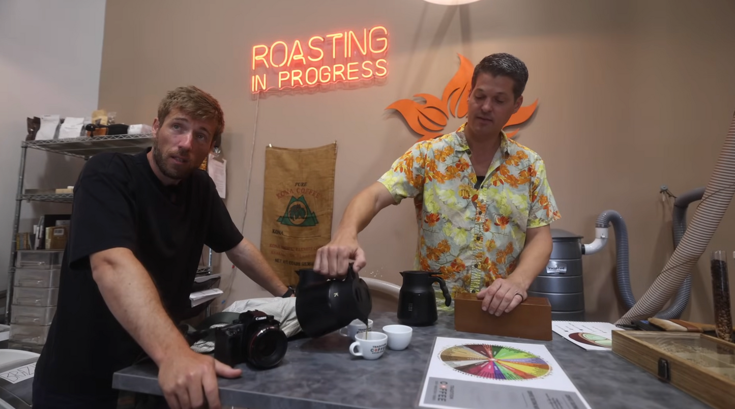 Tradition Coffee Roasters featured on Alex Strohl's YouTube
