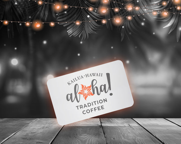 TRADITION Gift of Coffee Card
